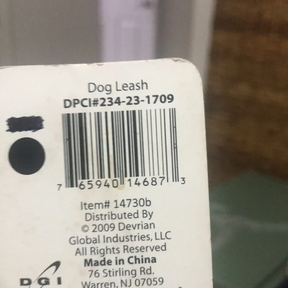 Pet Leash new tags